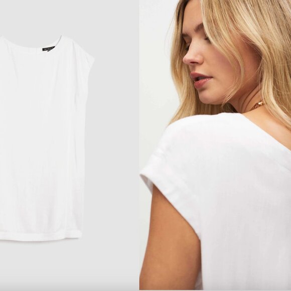 NWT Linen Blend Shift Dress - Melanie Lyne - Picture 5 of 7